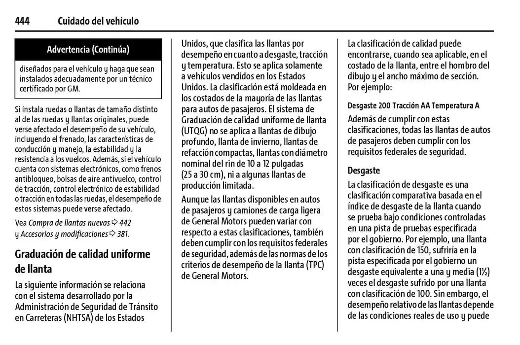 Catálogo de Cheyenne 2025 Manual del propietario 22 de enero al 31 de diciembre 2025 - Pagina 445