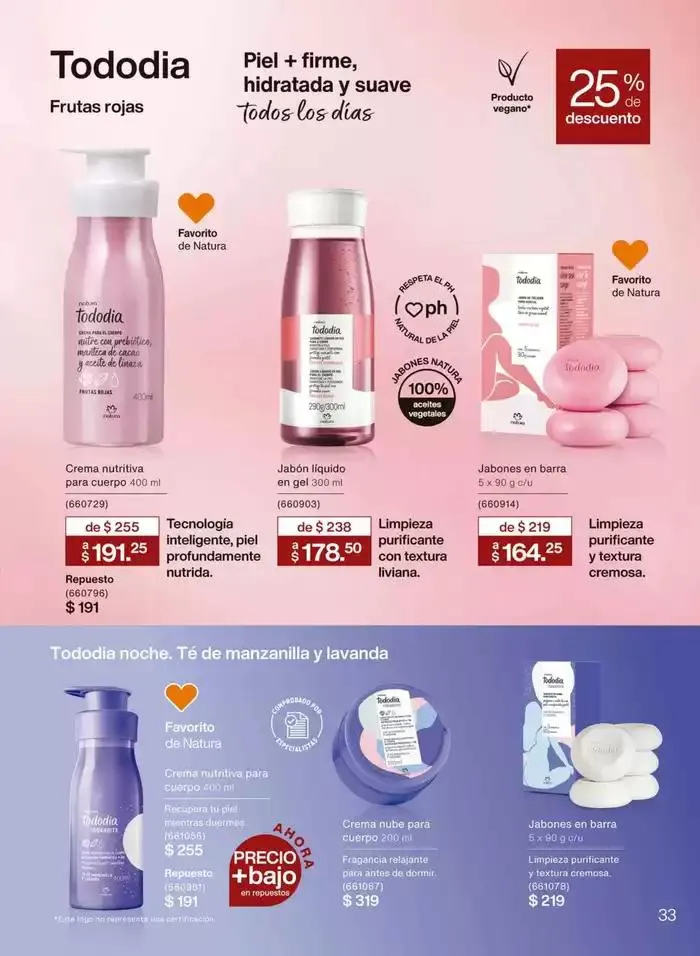 Catálogo de Avon Folleto Natura C5 6 de febrero al 31 de diciembre 2025 - Pagina 33