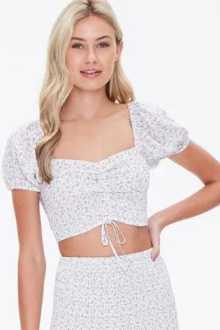 BLUSA BLANCA FLORAL