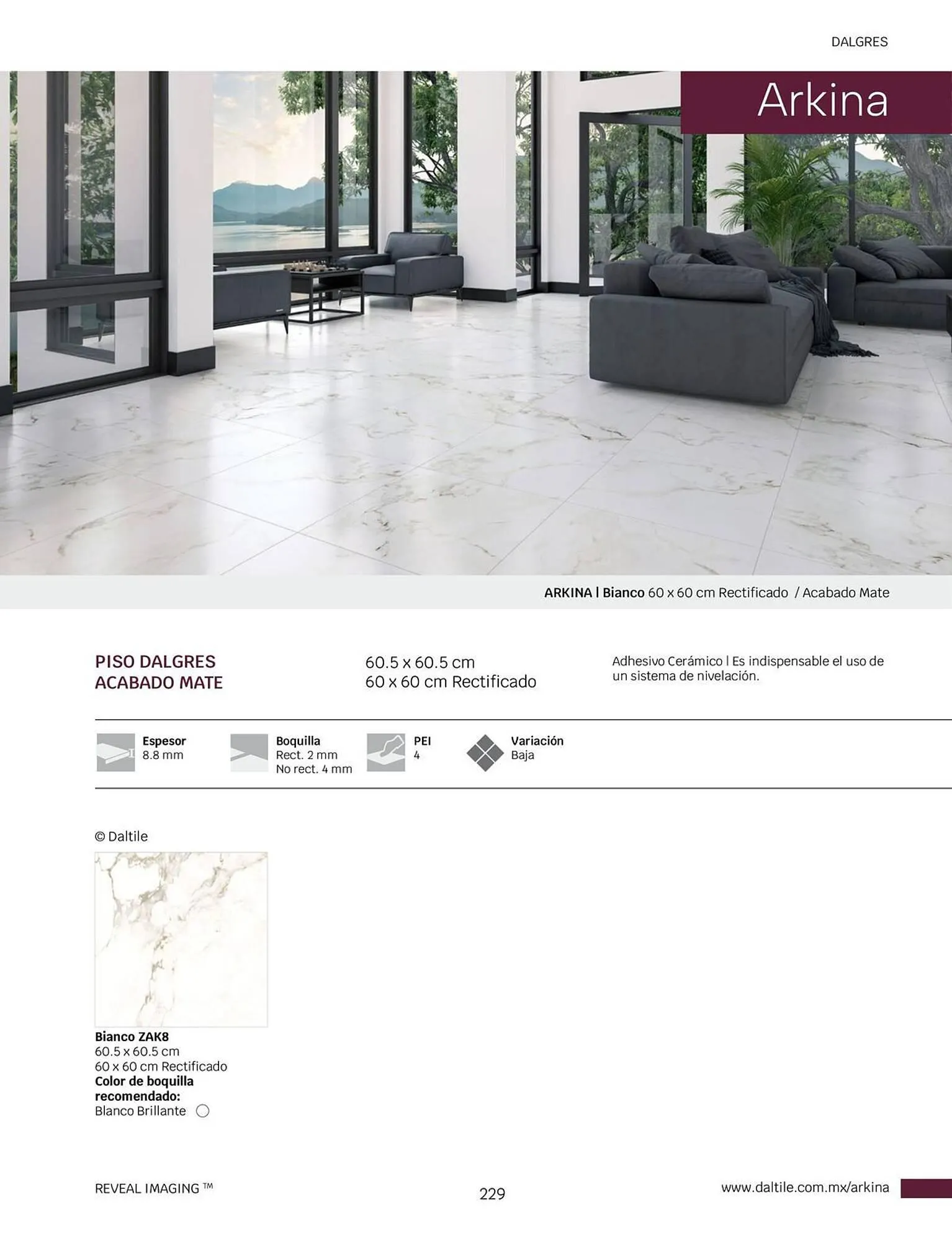 Catálogo de Catálogo Daltile 1 de enero al 31 de diciembre 2024 - Pagina 229
