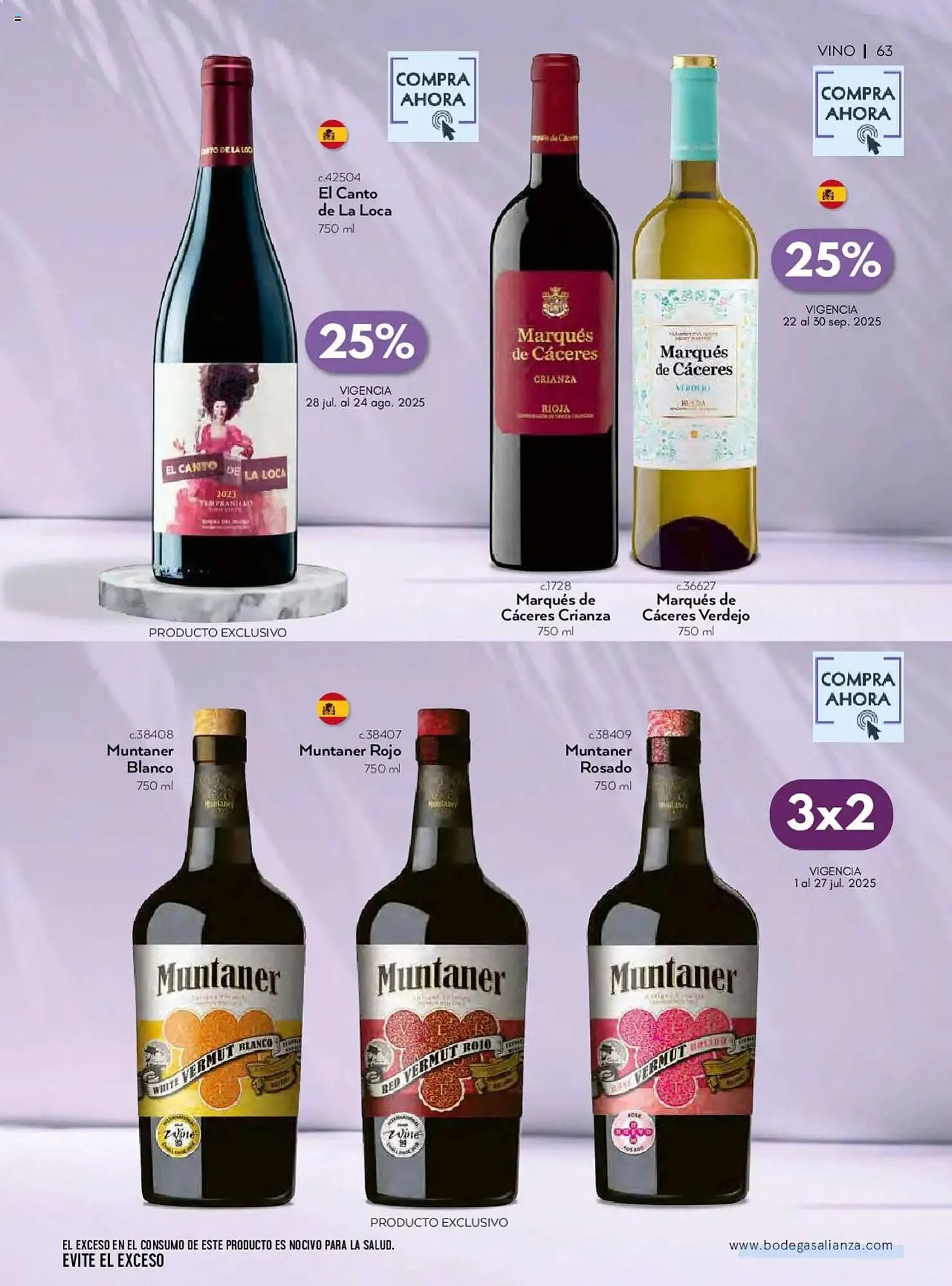 Catálogo de Catálogo Bodegas Alianza 1 de julio al 1 de octubre 2025 - Pagina 65