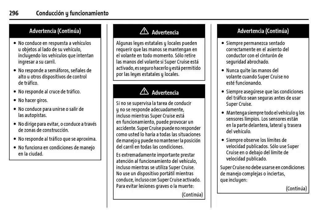Catálogo de Cheyenne 2025 Manual del propietario 22 de enero al 31 de diciembre 2025 - Pagina 297