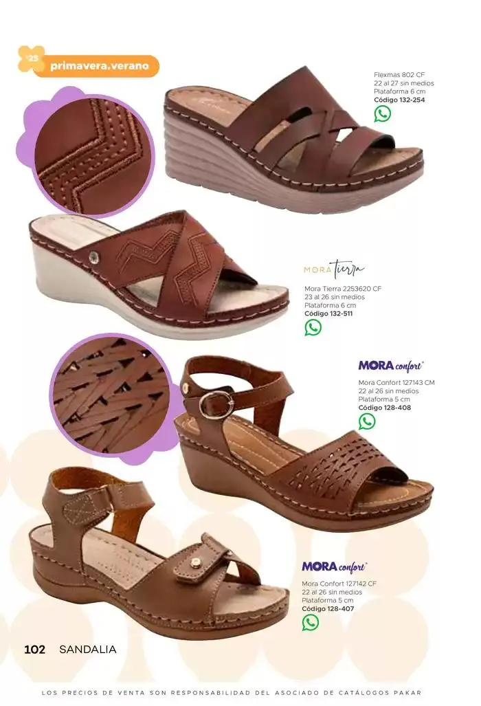 Catálogo de Pakar Sandalia 31 de enero al 31 de mayo 2025 - Pagina 102