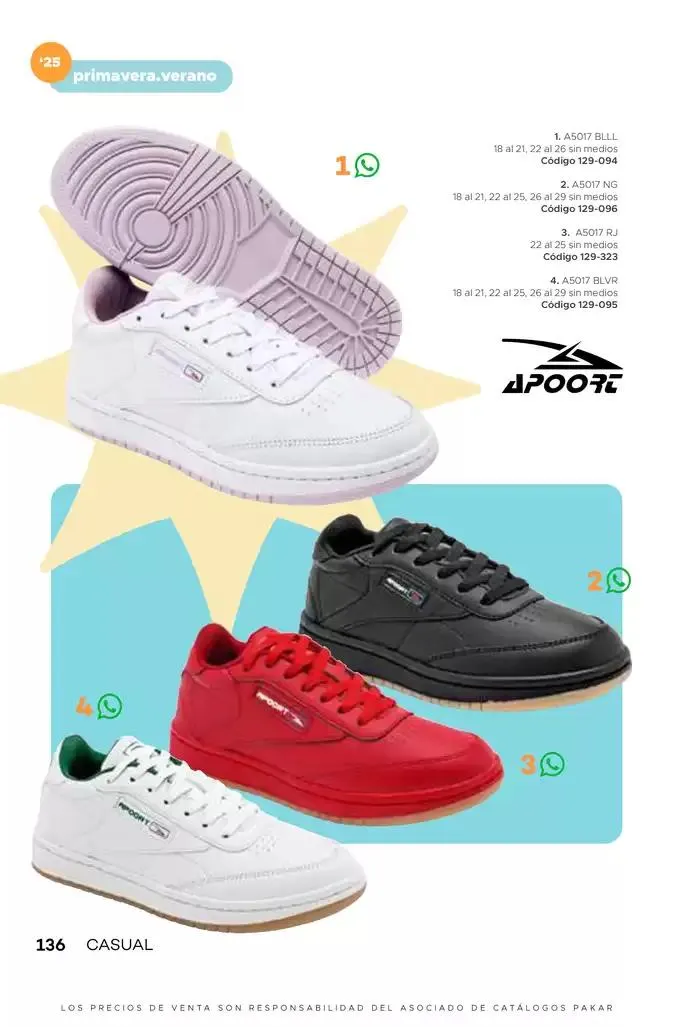 Catálogo de Pakar Casual 31 de enero al 31 de agosto 2025 - Pagina 136