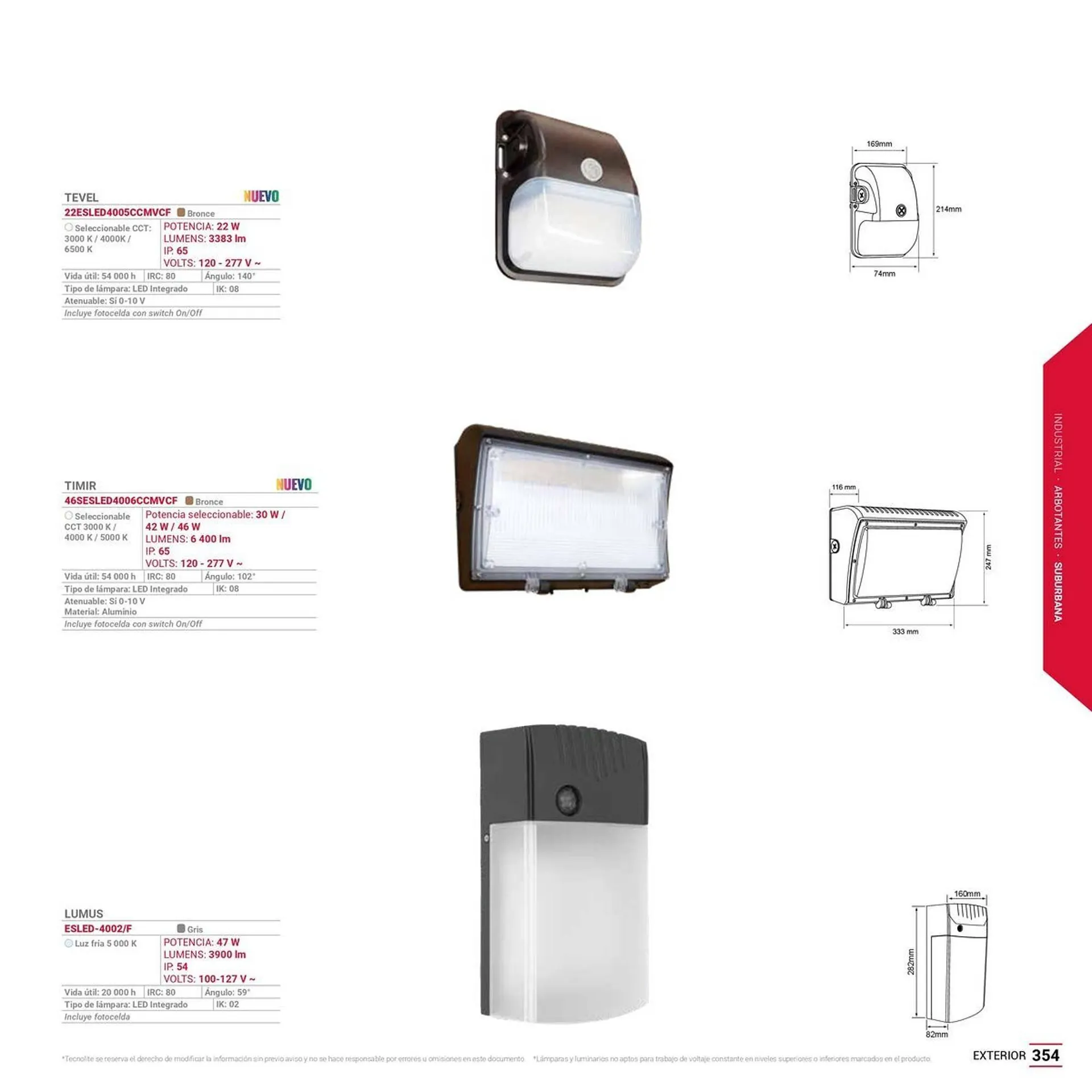 Catálogo de Catálogo Tecnolite 27 de junio al 31 de diciembre 2025 - Pagina 112