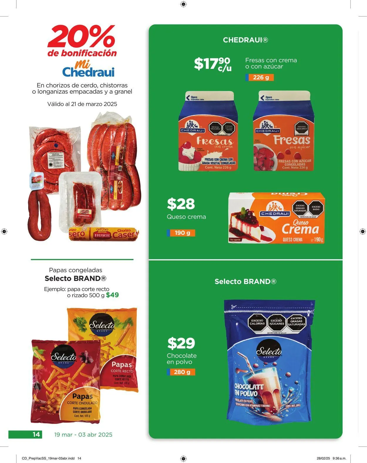 Catálogo de Chedraui Oferta actual 30 de julio al 13 de agosto 2025 - Pagina 14