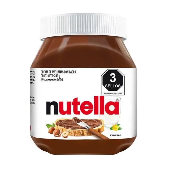 Crema de avellanas con cacao Nutella 200 g