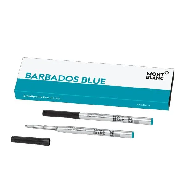 2 repuestos para bolígrafo Barbados Blue (M)