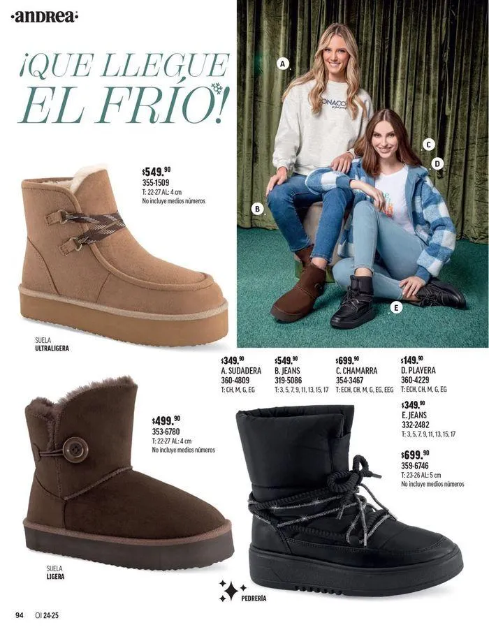 Catálogo de ANDREA - CALZADO DAMA 26 de agosto al 25 de enero 2025 - Pagina 193