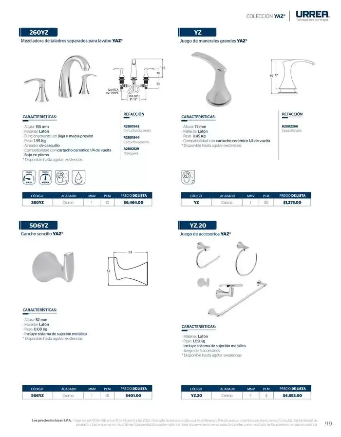 Catálogo de Catálogo Residencial 2025 28 de febrero al 28 de febrero 2026 - Pagina 105