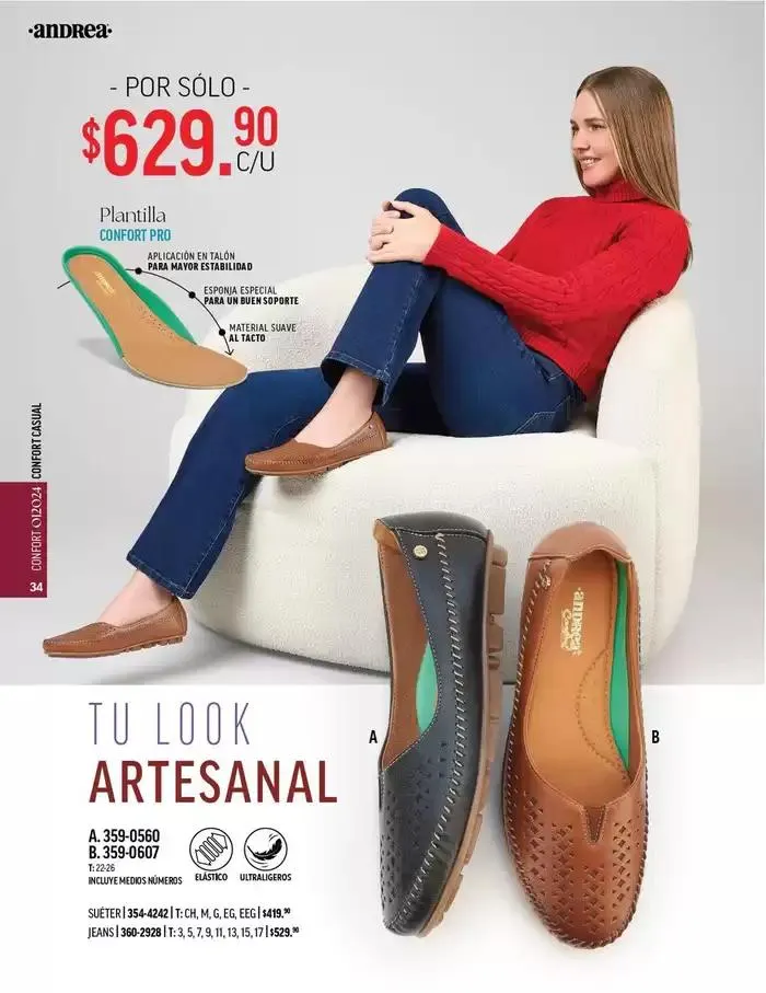 Catálogo de ANDREA - CALZADO CONFORT 26 de agosto al 25 de enero 2025 - Pagina 29