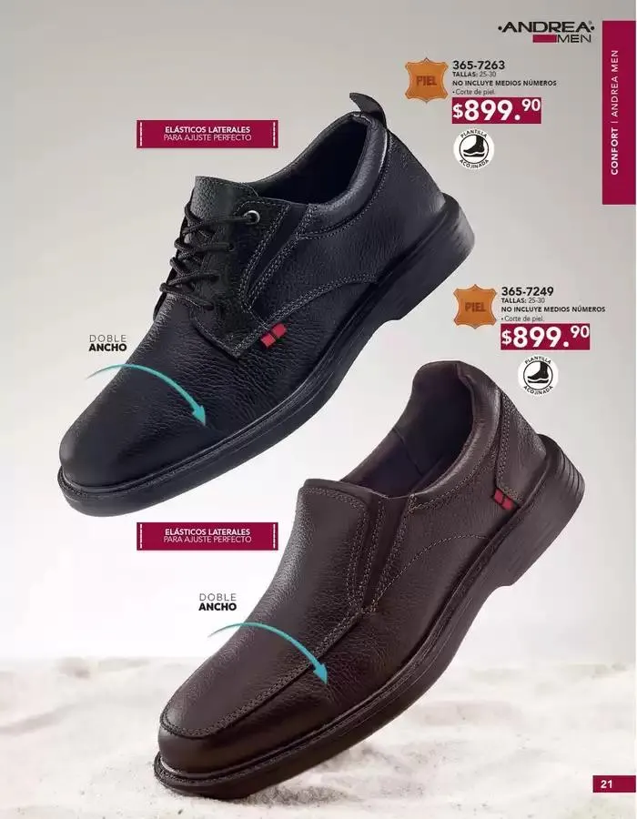 Catálogo de ANDREA | CALZADO CABALLERO 26 de enero al 24 de mayo 2025 - Pagina 21