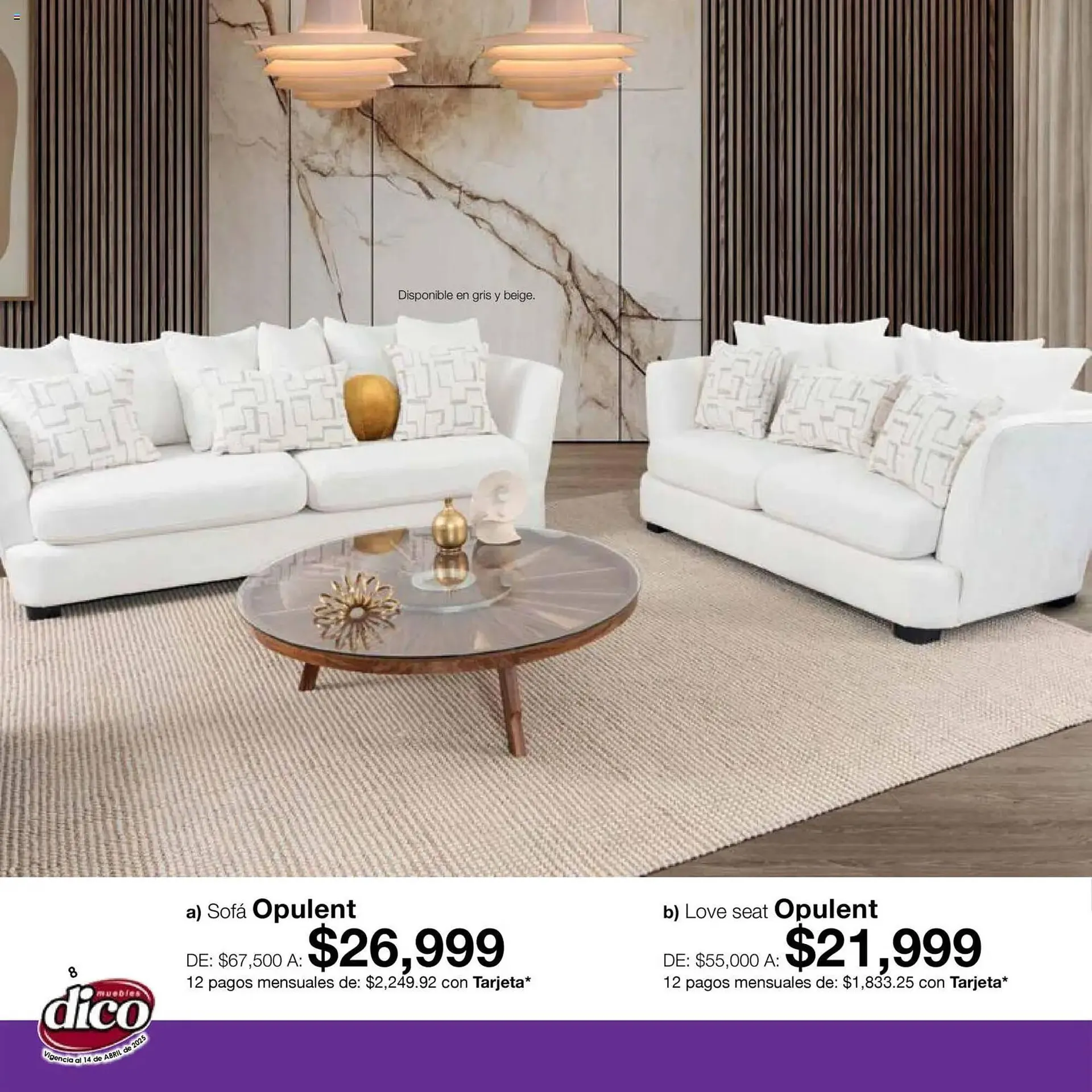 Catálogo de Catálogo Muebles Dico 15 de abril al 30 de abril 2026 - Pagina 8