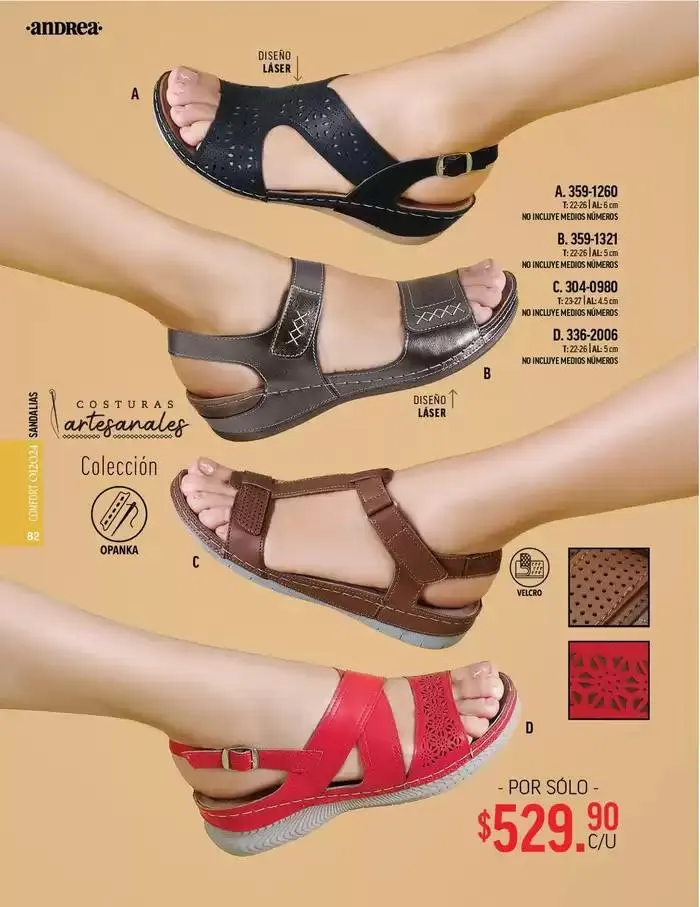 Catálogo de ANDREA - CALZADO CONFORT 26 de agosto al 25 de enero 2025 - Pagina 82