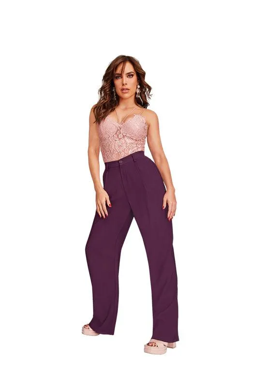 Pantalón uva con pinzas 97890