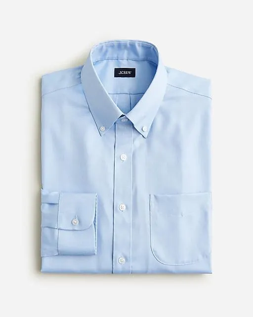 Bowery wrinkle-free dress shirt with point collar
