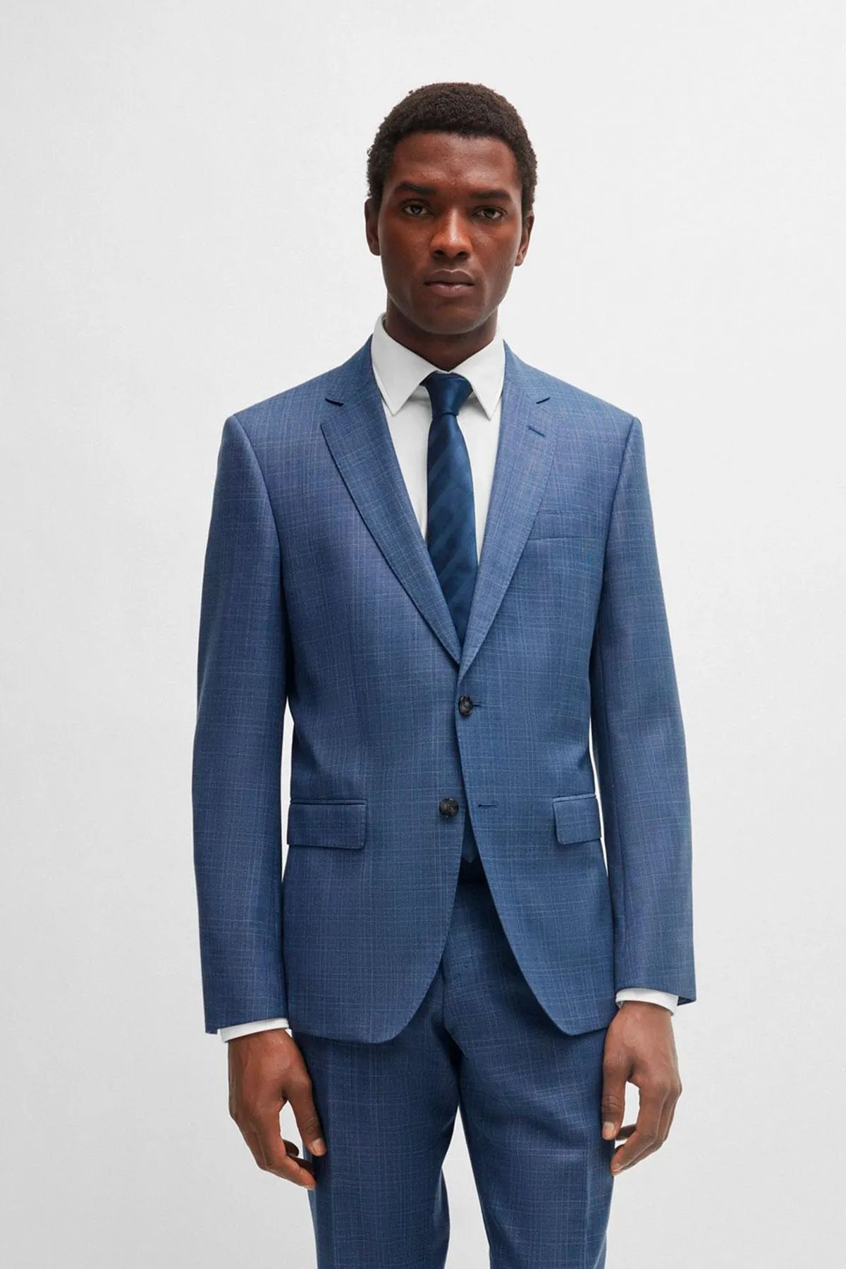 Traje Boss Gris Slim Fit