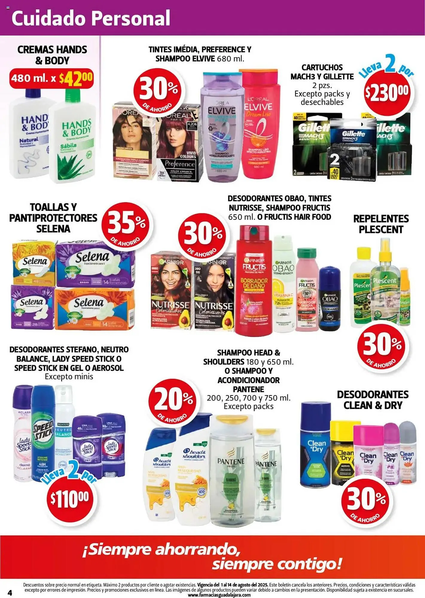 Catálogo de Catálogo Farmacias Guadalajara 1 de agosto al 15 de agosto 2025 - Pagina 4