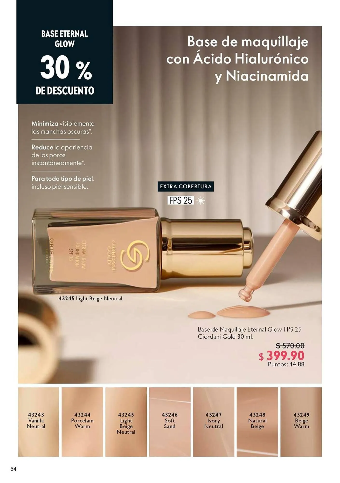 Catálogo de Catálogo Oriflame 6 de octubre al 31 de octubre 2025 - Pagina 54