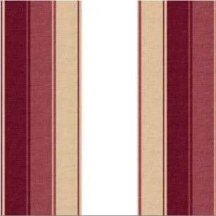 Cortina Jerez Raya Ancha Rojo Vino