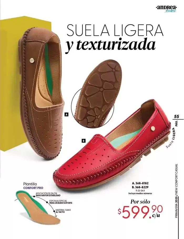 Catálogo de ANDREA | CALZADO CONFORT 26 de enero al 24 de mayo 2025 - Pagina 55