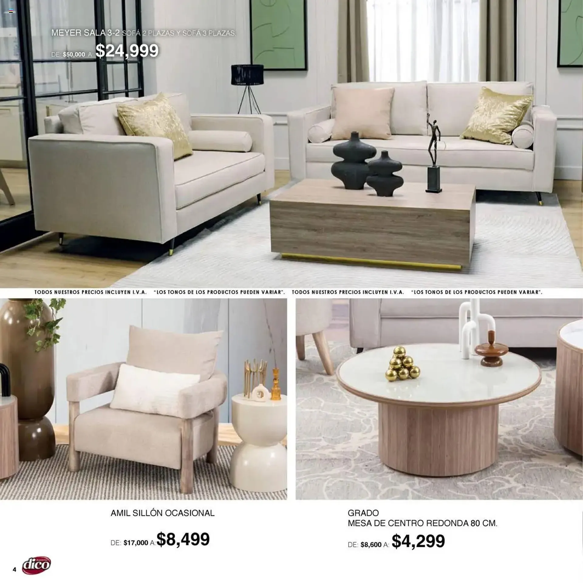 Catálogo de Catálogo Muebles Dico 1 de julio al 1 de agosto 2025 - Pagina 4