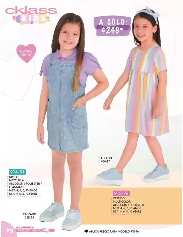 Catálogo de Catálogo Cklass Kids Niñas Primavera Verano 2025 México 8 de enero al 30 de junio 2025 - Pagina 81