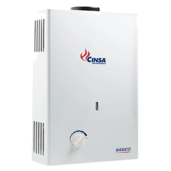 Calentador Instantáneo CIN-06 E BÁSICO 6 Litros Gas LP Cinsa