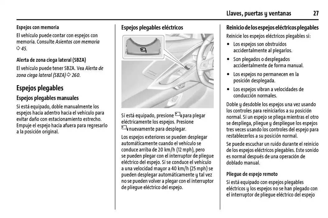 Catálogo de Chevrolet Corvette Stingray Manual del propietario 22 de enero al 31 de diciembre 2025 - Pagina 28