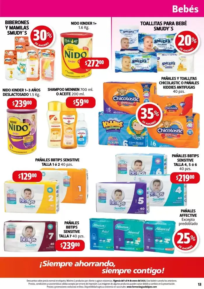 Catálogo de Ofertas especiales para ti 3 de enero al 14 de enero 2025 - Pagina 13