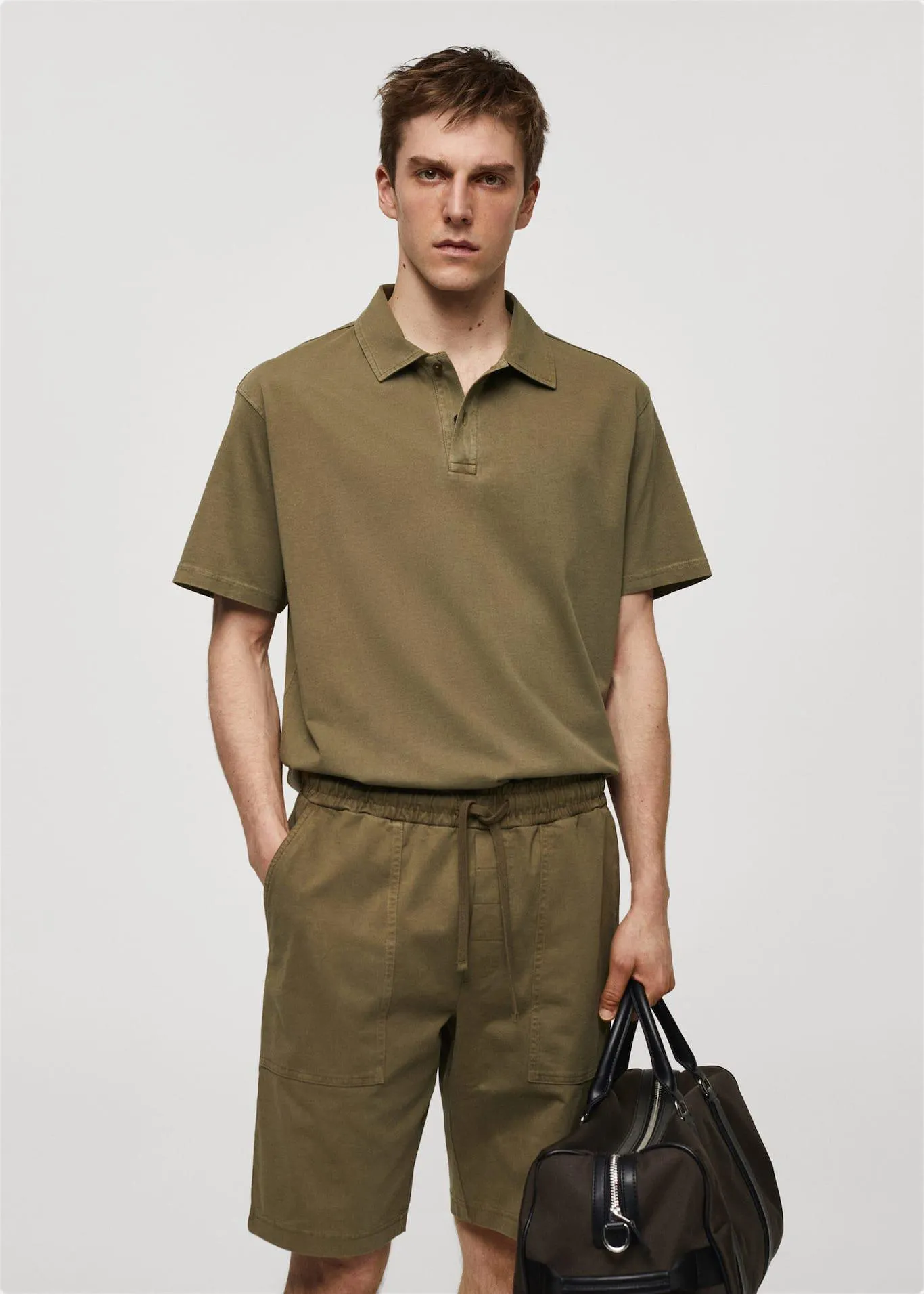 Polo 100% algodón relaxed fit