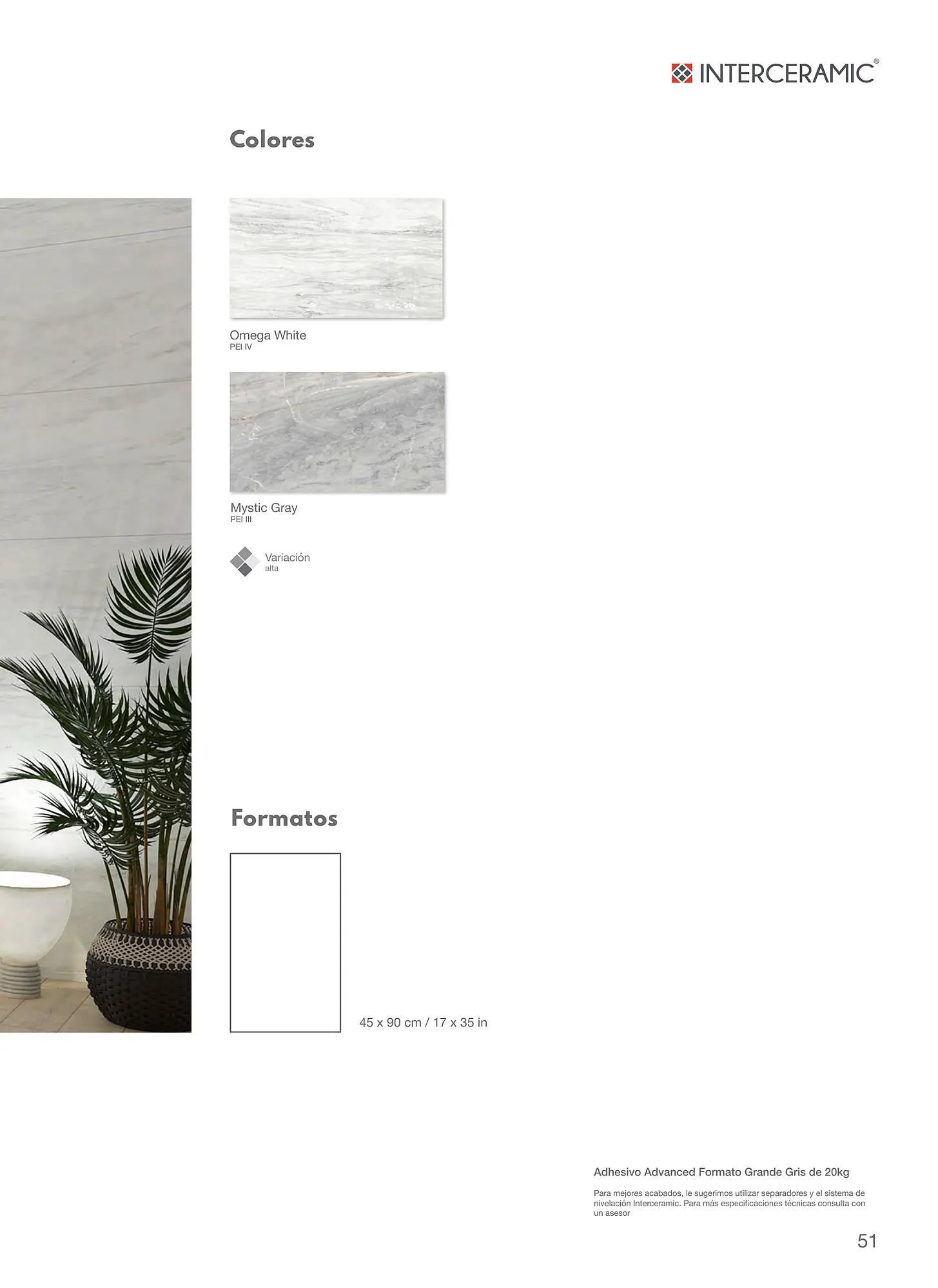 Catálogo de Catálogo Interceramic 12 de marzo al 31 de diciembre 2024 - Pagina 51