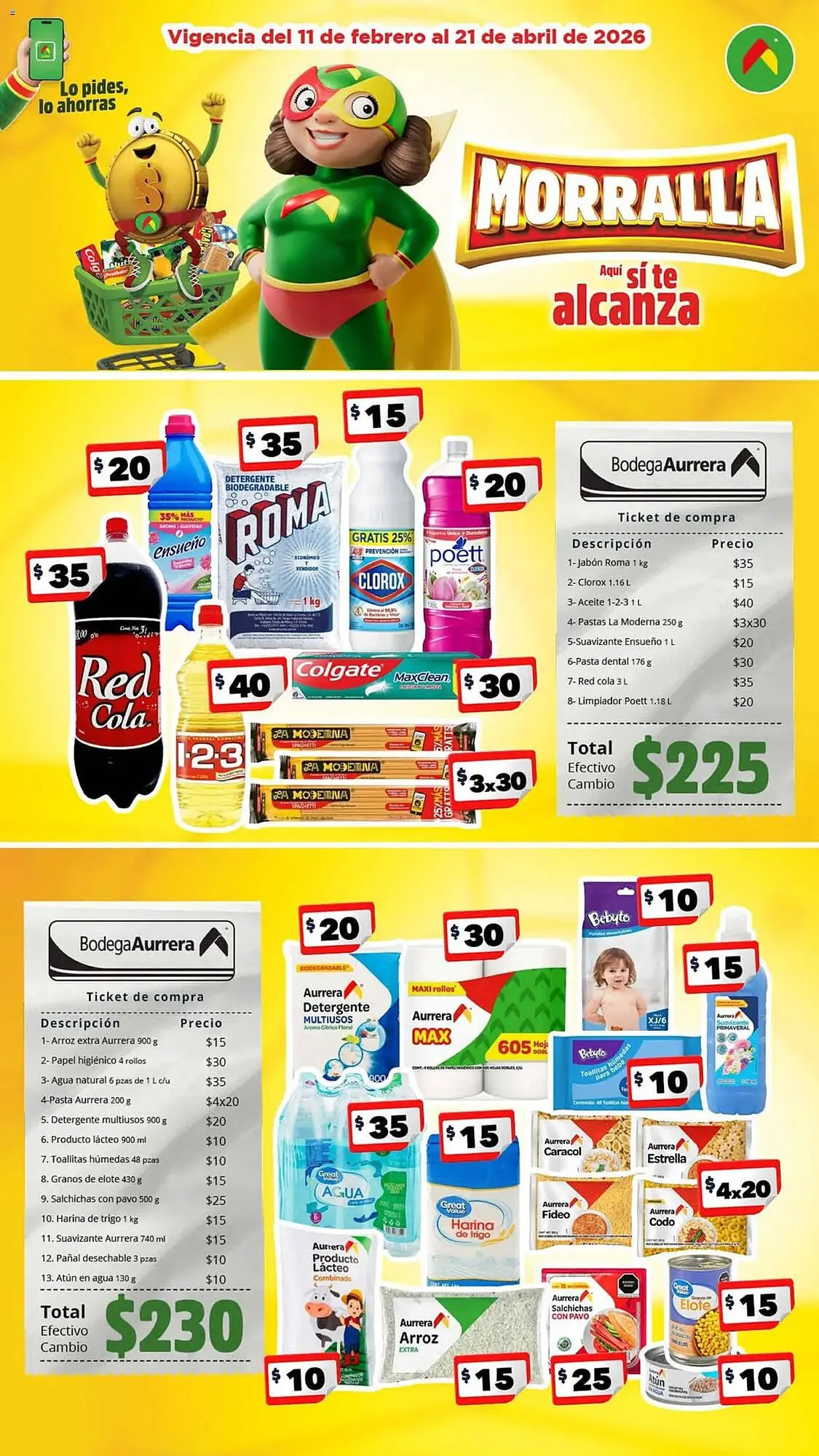 Catálogo de Folleto Bodega Aurrerá 11 de febrero al 21 de abril 2026 - Pagina 1