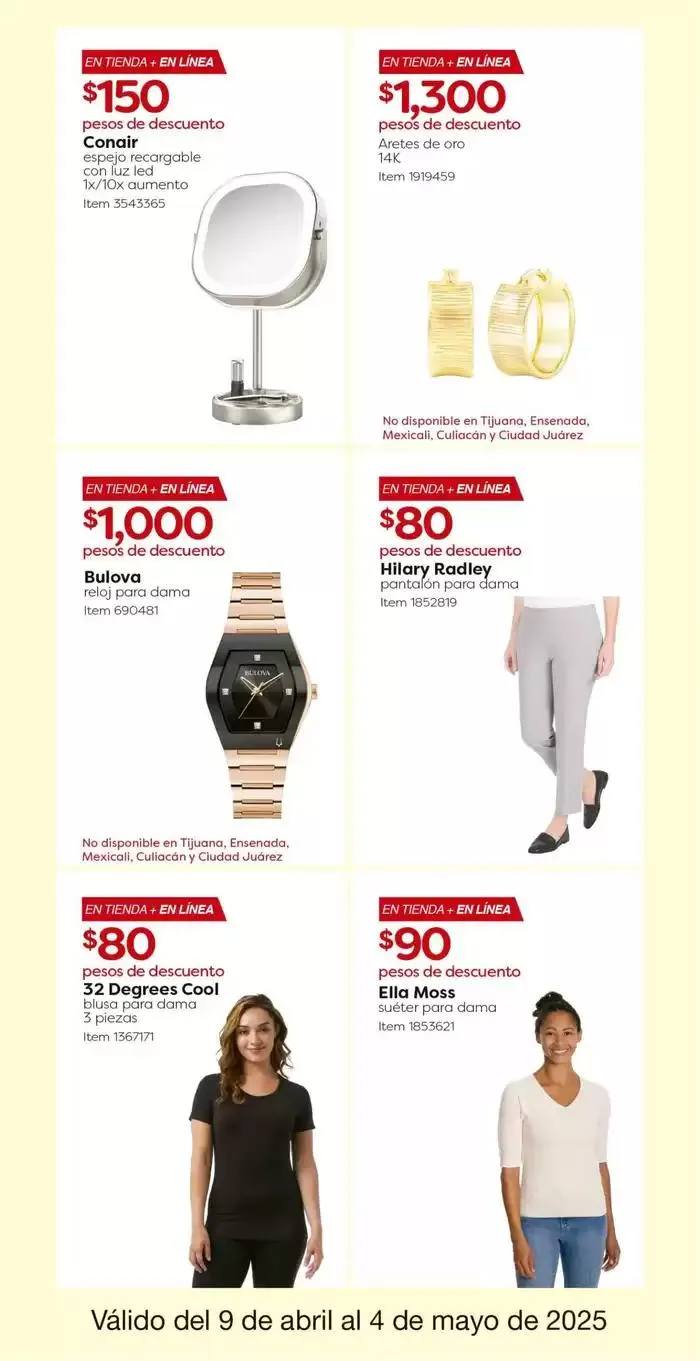 Catálogo de Cuponera Costco 9 de abril al 4 de mayo 2025 - Pagina 10