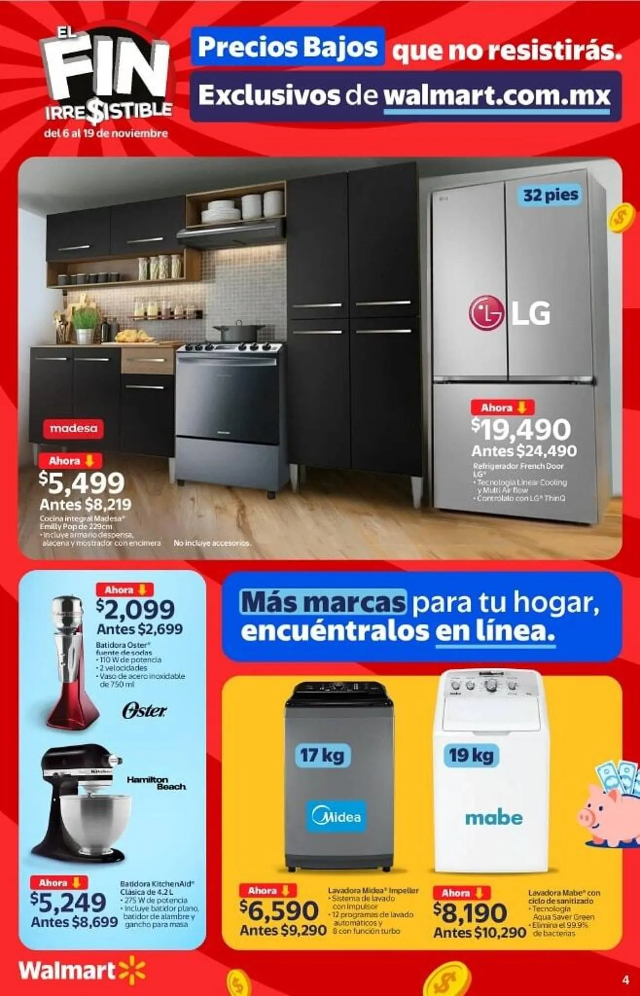Catálogo de Folleto Walmart 6 de noviembre al 19 de noviembre 2025 - Pagina 4