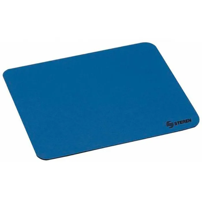 MOUSE PAD ECONOMICO STEREN COM-030 22 X 18 CM COLOR AZUL
