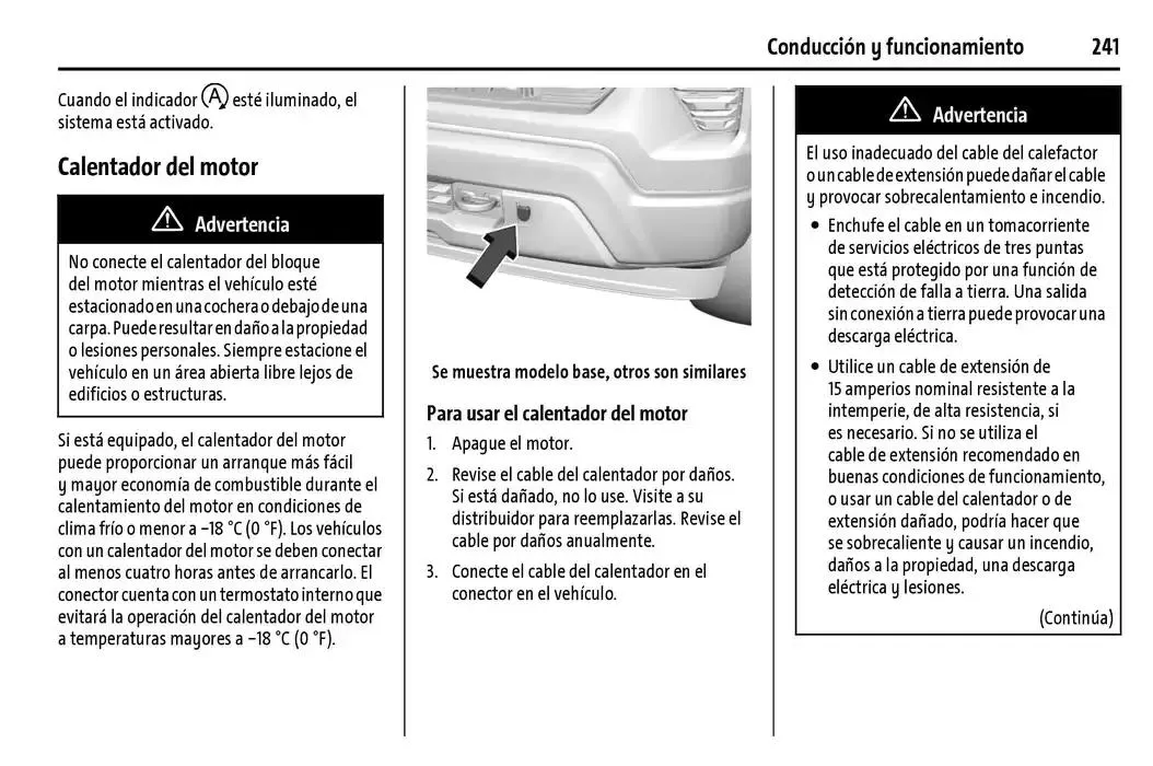 Catálogo de Cheyenne 2025 Manual del propietario 22 de enero al 31 de diciembre 2025 - Pagina 242