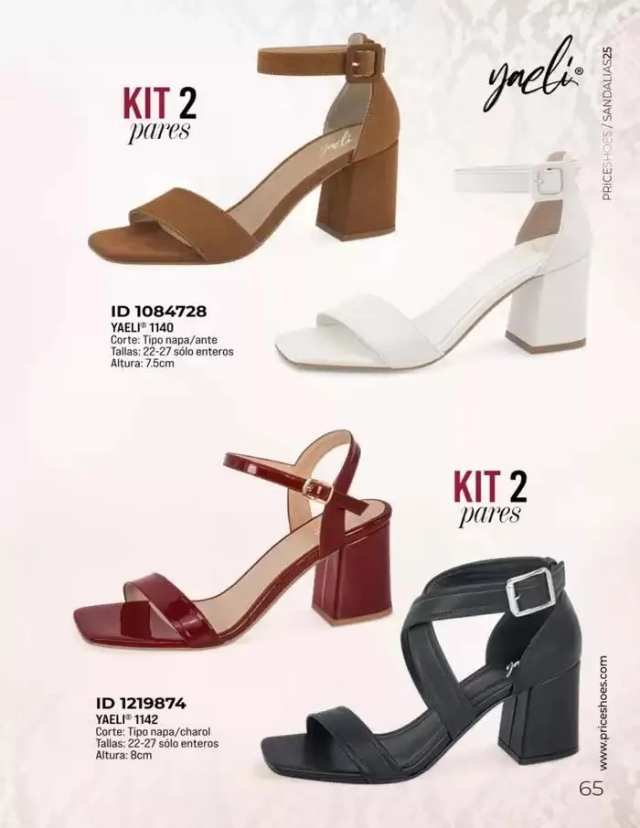 Catálogo de SANDALIAS | FIESTA Y VESTIR | 2025 | 1E 11 de marzo al 31 de agosto 2025 - Pagina 65