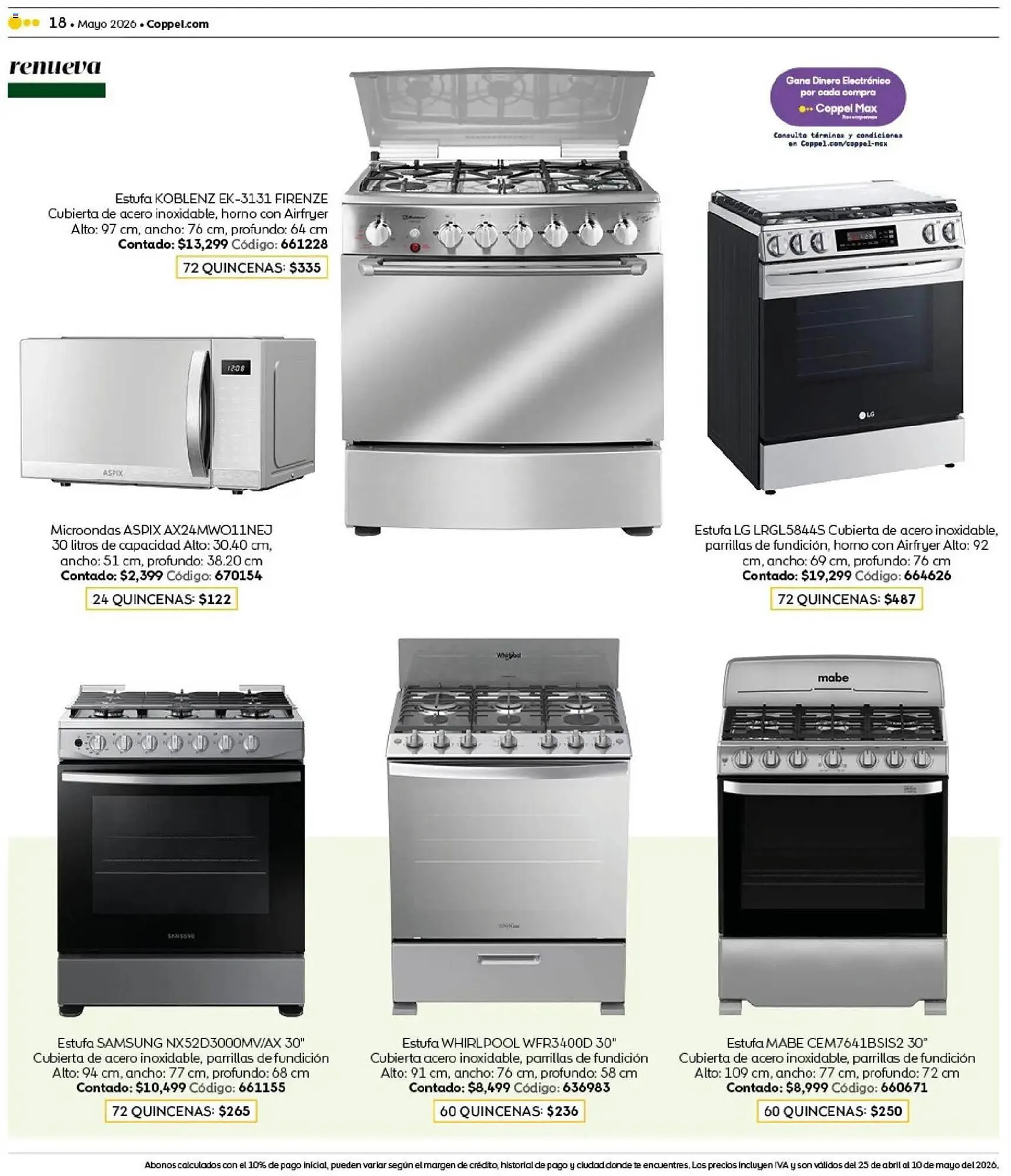 Catálogo de Catálogo Coppel 25 de abril al 10 de mayo 2026 - Pagina 18