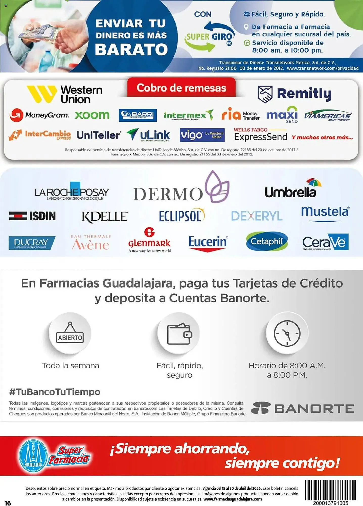 Catálogo de Folleto Farmacias Guadalajara 15 de abril al 1 de mayo 2026 - Pagina 16