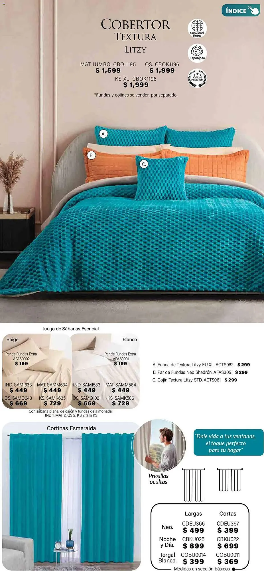 Catálogo de Catálogo Colchas Concord 1 de noviembre al 1 de febrero 2026 - Pagina 350