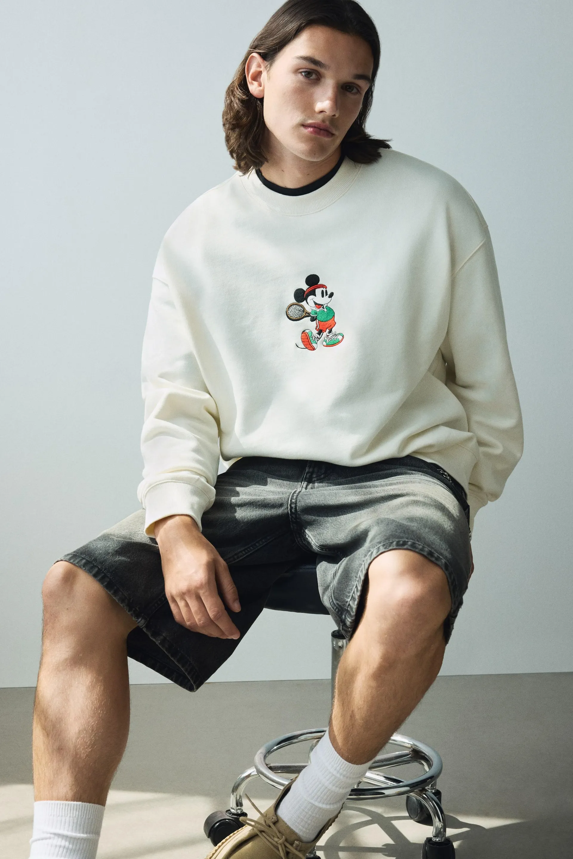 Sudadera Oversized Fit con diseño