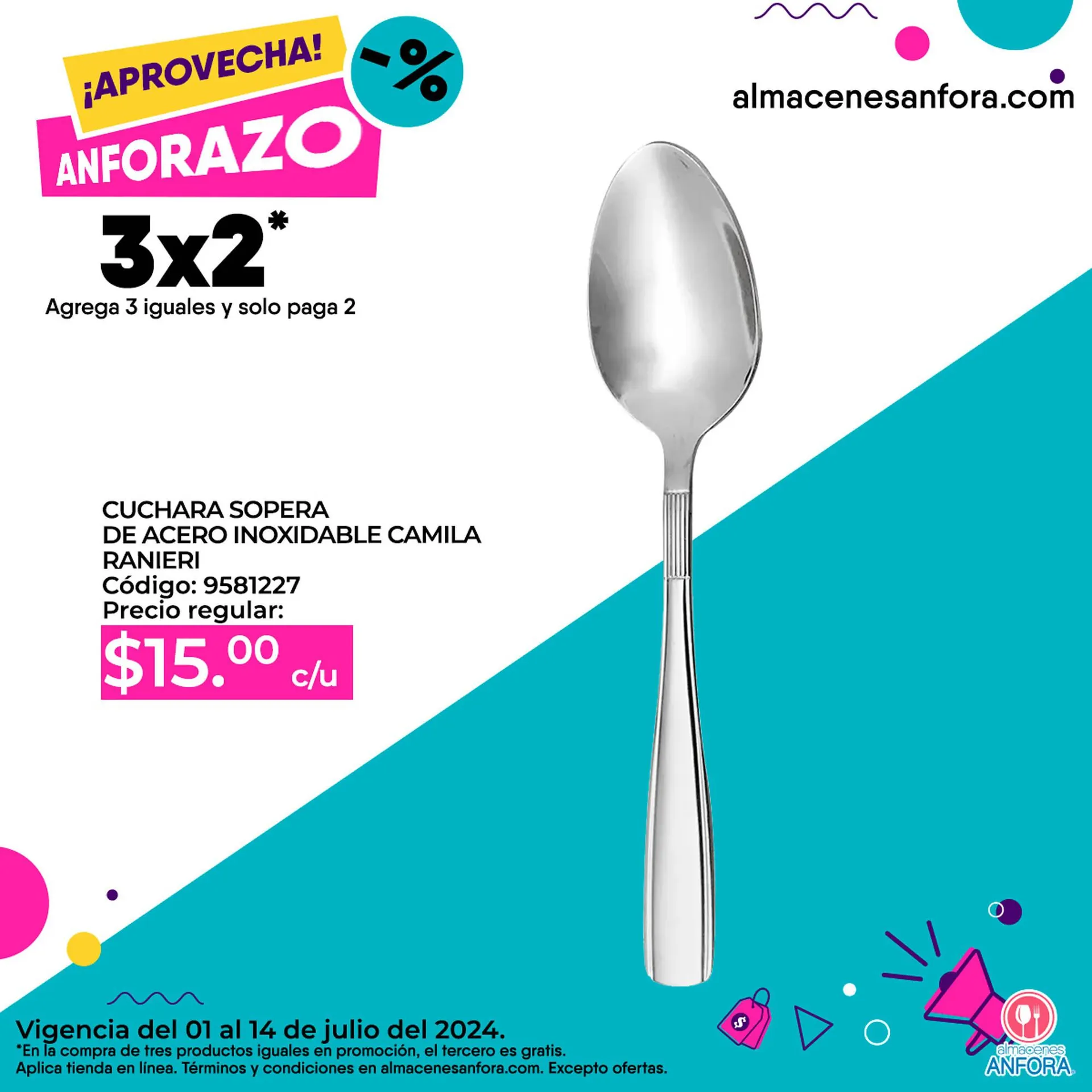 Catálogo de Catálogo Almacenes Anfora 2 de julio al 14 de julio 2024 - Pagina 3