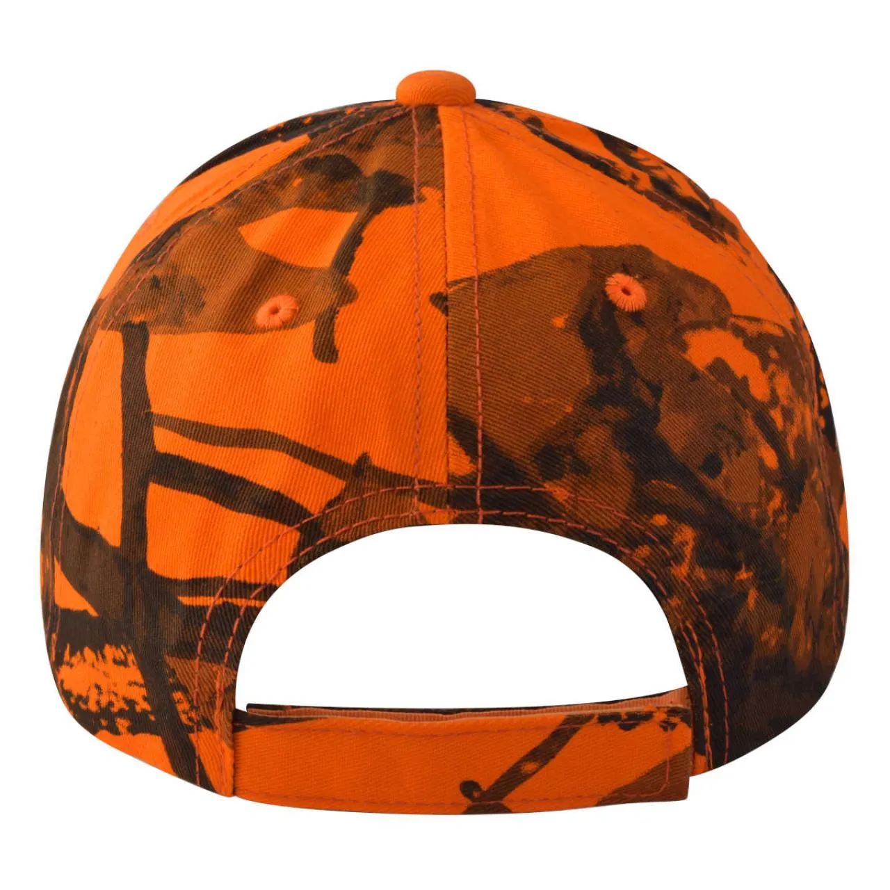 Gorra con ajustador en velcro, Freedom, camuflaje naranja c/negro