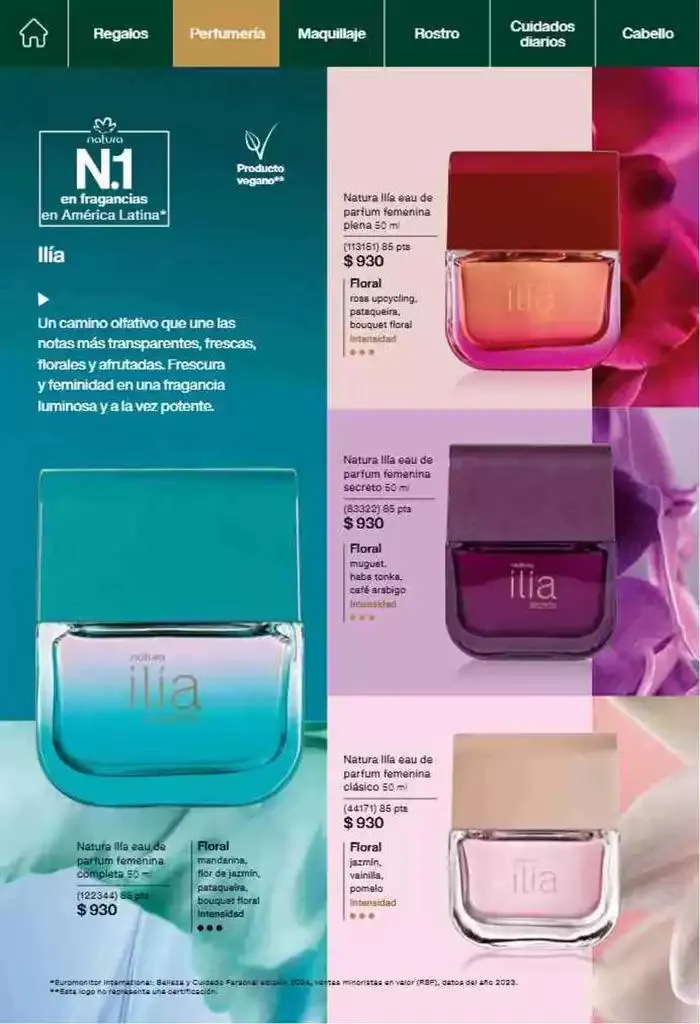 Catálogo de Revista Natura Ciclo 18 2024 8 de noviembre al 8 de diciembre 2024 - Pagina 34