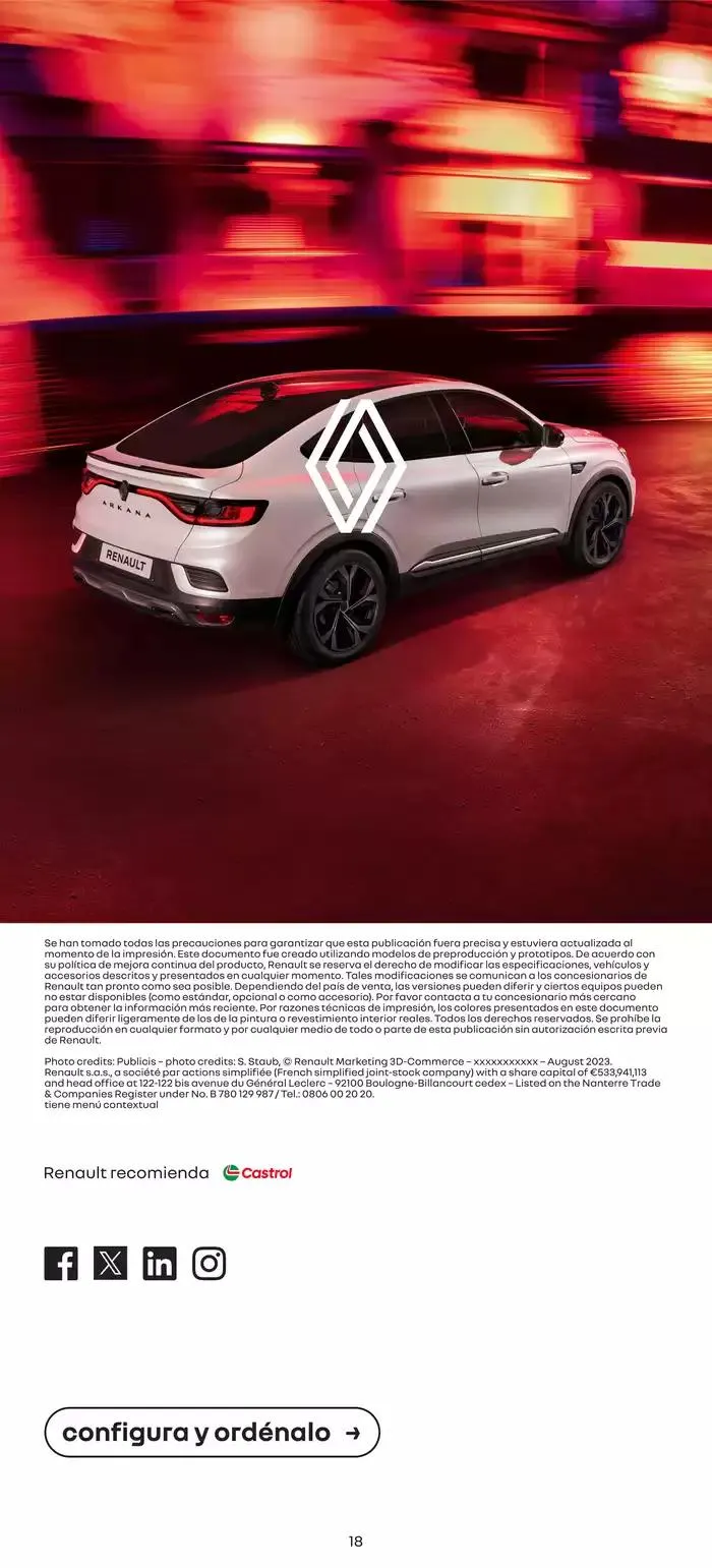 Catálogo de Renault Arkana 3 de marzo al 1 de marzo 2026 - Pagina 17