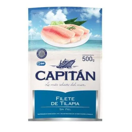 Filete de Tilapia Capitán 500 g