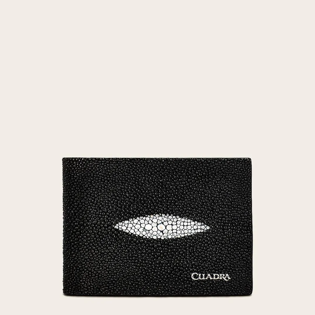 Cartera en piel genuina de mantarraya.