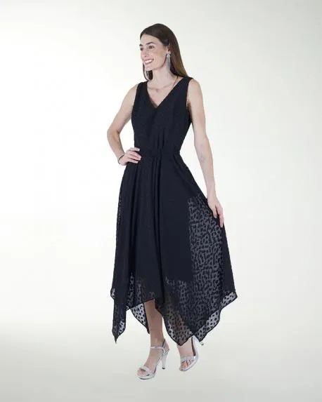 VESTIDO CASUAL ESCOTE EN V