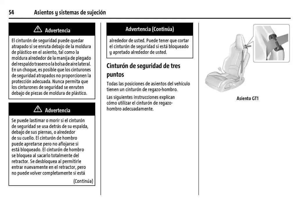 Catálogo de Chevrolet Corvette Stingray Manual del propietario 22 de enero al 31 de diciembre 2025 - Pagina 55